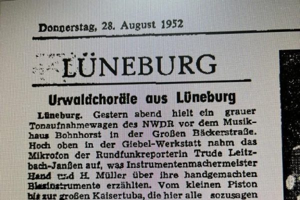 Urwaldchoräle aus Lüneburg